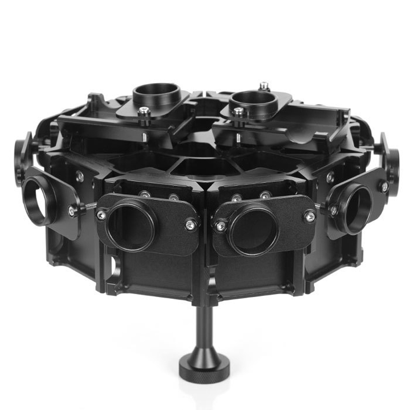 YY-G12 GoPro Accessories 720 Degrees Panoramic PTZ Bracket 12 in 1 Aluminum Alloy Case Protective Cage